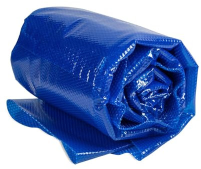 poolomio Solarplane Pool Rund Ø 400 cm | Solar Abdeckplane 180 µm Wärmeplane Noppenfolie zuschneidbar | Poolabdeckung Poolheizung zur Wassererwärmung