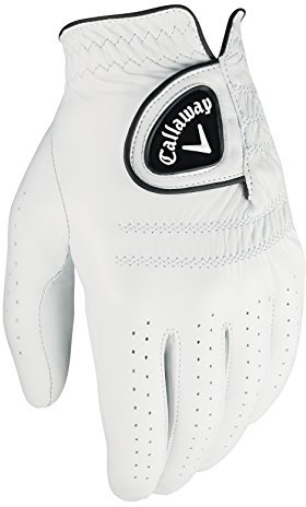 Callaway Authentischer Golf-Tour-Handschuh (auf der linken Hand getragen, Standard, XXL, Weiß 2018)