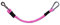 QHP Anhänger-Anbindestrick Traileranbinder Panikhaken + Karabiner 60 cm (inkl. Haken) (Fuchsia)