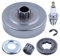Adefol 3/8 7T Tamburo della Frizione con Trasmissione a Catena Cuscinetto ad Aghi per Motosega Stihl 017018 MS170 MS180 MS 180 170