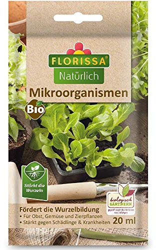 Mikroorganismen für alle Pflanzen | für Obst, Gemüse und Zierpflanzen| vegan, ohne tierische Zusätze| biologisch GÄRTNERN Gütesiegel