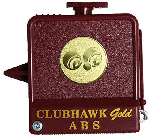 Henselite Clubhawk Gold ABS 9ft String Bowls Measure (Burgundy)