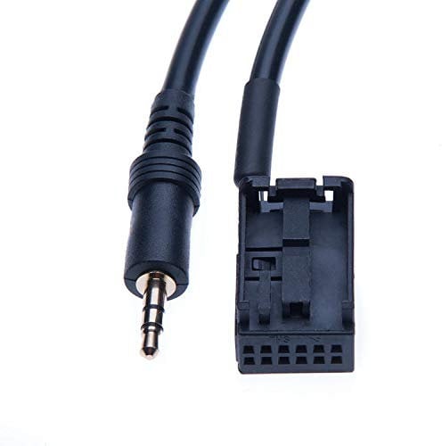 3,5 mm AUX Eingabe-Adapter Kabel Kordel Kompatibel mit Auto B M W E39 Z4 E85 X3 E53 E83 E60 E61 E63 E64, Mini Cooper to zu MP3 MP4 / Telefon, Smartphone Führen Radio
