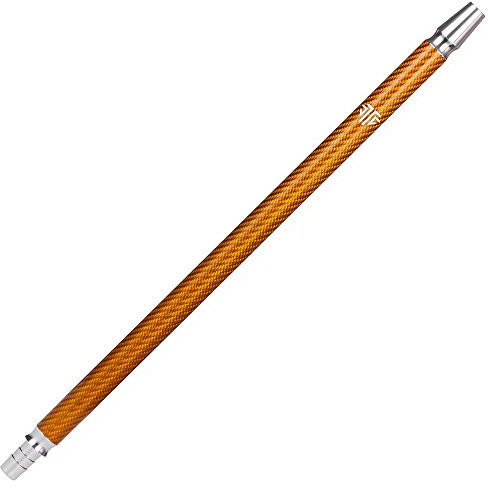 Manche chicha carbone TSAR Doré - Manche pour tuyau shisha - Manche a chicha embouchure ronde