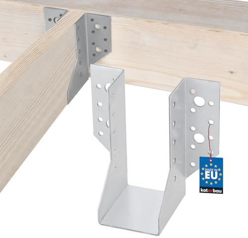 KOTARBAU® Connettore per travi tipo A, 60 mm, connettore per travi in legno, per costruzione esterna