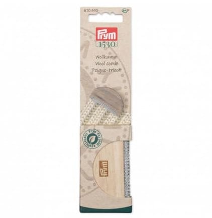 Prym 610690-1 Wollkamm Holz, blau, Einheitsgröße
