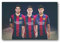 Lionel Messi Neymar Luis Suarez Poster Leinwand Poster Wandkunst Bild Drucke Hängende Foto Geschenkidee Dekor Home Poster Kunstwerke 20 x 30 cm