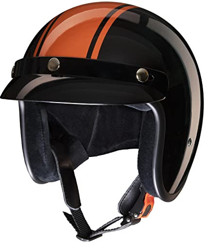 Redbike RB-676 Jethelm, schwarz/orange, XL (61/62)