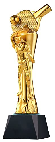 Pokale, Medaillen Auszeichnungen Kreative Goldene Trophäe Tischtennis-Meisterpokal Spiele Tischtennis Preistrophäe Beste Trophäe Für Einzel- Und Doppelspieler Im Tischtennis Pokale