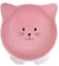 YöL Pink Ceramic Cat Face Food Water Bowl Small Pet Kitten Colourful Print