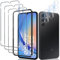 Liilaa Vetro Temperato Compatibile con Samsung Galaxy A34 5G, 3 Pezzi Pellicola Protettiva e 3 Pezzi Pellicola Fotocamera, Durezza 9H Anti Graffio Schermo Vetro Protettivo