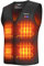 KEMIMOTO Gilet Chauffant Homme Femmes, Veste Chauffante avec 8 Zones de Chauffage et 3 Niveaux de Température Réglable pour le Travail en Plein Air en Hiver, Ski, Chasse Motos