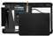 Porte Document à anneaux en O, Portfolio en Cuir PU Porte Documents de Conférence Organisateur Pochettes avec Calculatrice Support Reliures Homme Femme Noir