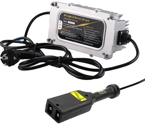 48V Battery Charger 5A/8A/15A/20A Golf Cart Battery Charger with Trickle Charge Waterproof for Club Car, EZGO Golf Cart Accessories with D Style Plug.,48V5A,Lithium14S