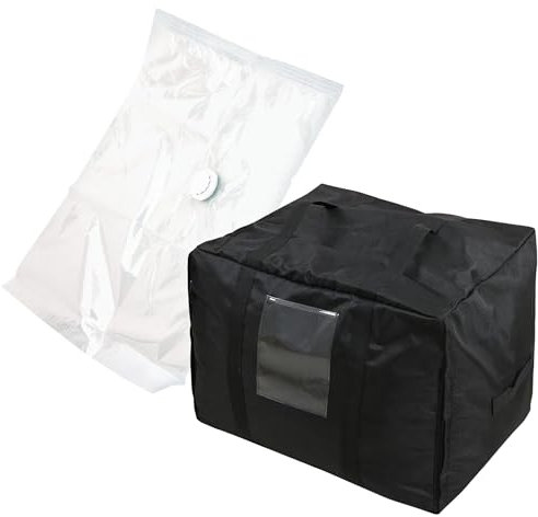 Vakuumbeutel XXL + Aufbewahrungstasche XXL tiret – Ideal zum Aufbewahren von Riesige Sitzsäcke 120 cm – Praktisch und Robust – Vacuum Bag + Storage Bag