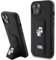 Karl Lagerfeld KLHCP15SGSAKCPK Hülle für iPhone 15 6.1 Schwarz hardcase Gripstand Saffiano Karl&Choupette Pins