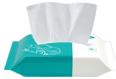 Lingettes Nettoyantes pour Vitres de Voiture, Lingettes Nettoyantes Multifonctions pour Vitres de Pare-brise de Rétroviseurs Automobiles