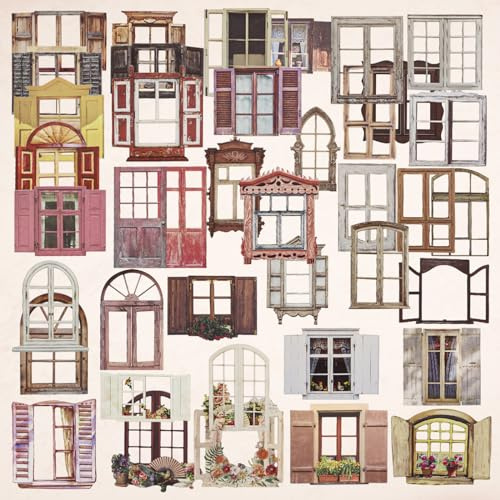 Lot de 40 accessoires de scrapbooking, Paquets De Découpes En Dentelle,Packs Vintage Papier Cadre,Pour Bricolage Papier Vintage Journalisation Scrapbook Accessoires De Scrapbooking