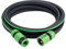 5M Short Garden Hose Extension with 2 Tap Connectors and 1 Hose End Adapter, Small Hose Pipe for Garden Tap, High Pressure Washrer and Hose Reel, 1/2” ID, Black