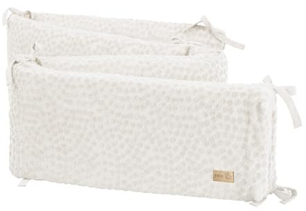 roba Baby Nestchen Seashells Indigo für Babybetten 60 x 120 cm bis 70 x 140 cm - Bio-Baumwolle - Zertifiziert nach Organic Content Standard (OCS) & Oeko Tex Standard 100 (Weiß)