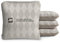 ACA Synergy Soft Professional Cornhole Bags Dual Sided Regulation 6x6 Set of 4 Diamond Checkered Gray
