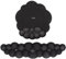 Tapis de souris et repose-poignets de clavier ergonomiques avec design de massage surélevé, base antidérapante et repose-poignets en mouse pad à mémoire de forme pour le bureau et les jeux