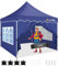 HOTEEL Tonnelle Pliante 3x3 ImperméAble avec 4 Parois LatéRales, Barnum Pliant UV 50+, Tonnelle Cadre éPaissi, Facile à Installer, Toit en Vague pour Mariages, FêTes, Terrasse (Bleu foncé)