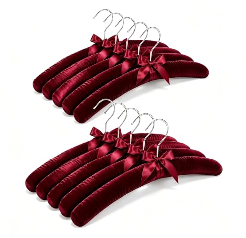 Gepolsterte Kleiderbügel für Damenbekleidung, Satin-Kleiderbügel | Gepolsterte Satin-Kleiderbügel, gepolsterte Satin-Kleiderbügel für Damen, gepolsterte Pullover-Kleiderbügel für empfindliche