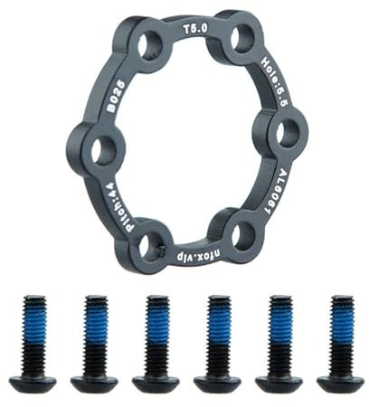 Woedpez Aluminium Alloy 6 Hole Washer Brake Disc With 6 Screws Electric Scooter Brake Disc For Electric Scooter Mountain Bike