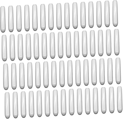 200pcs Dishwasher Prong Rack Tip Caps Plastic White for Metal Tips | Threaded Parts Repair Covers, Restore Rack Finish, Injury Protection, Kitchen Appliance Accessory