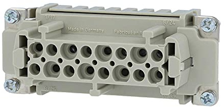 HARTING Han 16E Buchseneinsatz (F) Crimpanschluss, 16-polig+PE 500V, 16A - 1 Stück