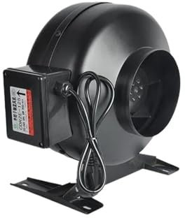 TIEOAXFT Ventilador centrífugo de Tubo Coaxial Circular, Motor sin escobillas, GDF100/125/150/160/200/250/315, Ventilador de refrigeración Industrial 220(GDF-160)