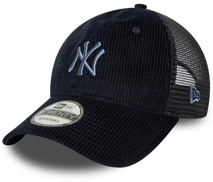 New Era New York Yankees 9Twenty Trucker Cord Cap Dunkelblau - One-Size