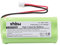vhbw Akku kompatibel mit Audioline DECT 5015 schnurlos Festnetz Telefon (750 mAh, 2,4 V, NiMH) - Ersatz für 08C/CP18NM, BC101276