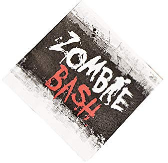 Zombie Party Servilletas para bebidas, paquete de 16 unidades