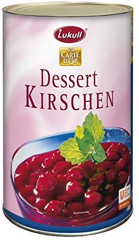 Lukull Dessert-Kirschen (fruchtige Cocktailkirschen) 1er Pack (1 x 2 kg)