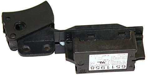 Makita Schalter, Drucktaste, EIN-AUS, Schwarz