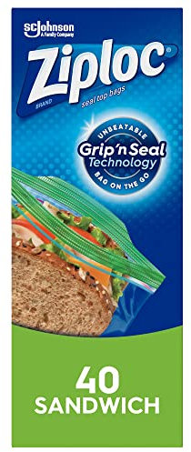 Ziploc 71139 Sandwich Bag - 40 Count