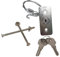 Secure Universal Garage Door Opener Emergency Disconnect Release Key Lock Cable