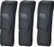 Pack of 3 Forrader Holder Belt Pouch Case Bag for LED Flashlight Torch(Fit for Flashlight Less Than 16cm), Black