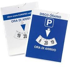 DISCO ORARIO EUROPEO F.TO 14,5 X 11 CM - 1 PEZZO