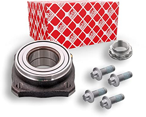 febi bilstein 102831 Wheel Bearing Kit with ABS sensor ring and additional parts, pack of one