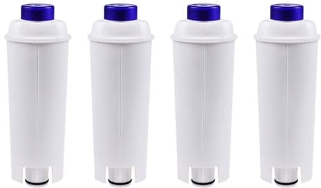Rediboom 4 Stück Kaffeemaschine Filter Kompatibel mit DeLonghi DLSC002, Passend für De'Longhi ECAM, ETAM, EC680, EC800