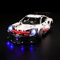 GEAMENT Jeu De Lumières pour Porsche 911 RSR Modèle en Blocs De Construction - Kit D'éclairage LED Compatible avec Lego Technic 42096 (Modèle de Bloc Non Inclus)