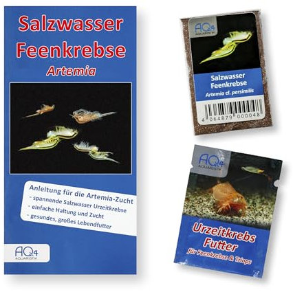 Artemia Zucht Set (klein) für Aquarianer - mehr als 1.000.000 Eier - mit Futter und Anleitung, Artemia cf. persimilis