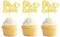 24 Stück Oh Baby Cupcake Topper Glitter Es ist Twins Cupcake Topper Baby Shower Cupcake Picks Dekorationen zum Feiern von Baby Shower Kids Birthday Party Supplies