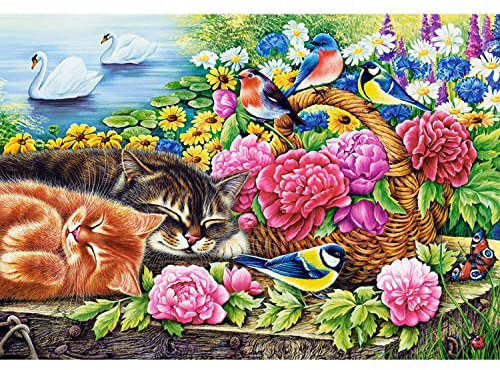 Puzzle 1000 pièces : Dimanche paresseux
