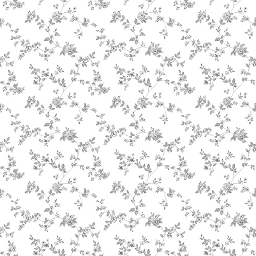 G56646 - Small Prints Delicate Floral Black, Greys Galerie Wallpaper