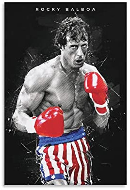 Leinwand Bilder Kunst 60 * 80cm Senza Cornice Rocky Balboa stile Stampa dipinti per soggiorno Camera da letto decorazione