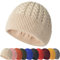 Rayson Herren Mütze Winter Wintermütze Herren Damen Strickmützen für Unisex Haube Warme Beanie Warme Fleece Laufmütze Beanie Warm Strickmütze Cap,Weiß